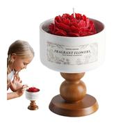 Bougies parfumées à la maison, bougies parfumées au camélia en forme de tasse de thé | Décoration d'intérieur créative et durable pour mariage et anniversaire
