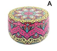 Bougies Parfumées Avec Fleurs, Diy, Boîtes De Parfum, Emballage, Bougies En Métal, Cire De Soja Naturelle Parfumée, 1 Pièce, U6m9