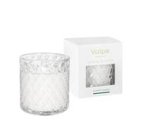 Bougies parfumées dans un verre élégant avec structure en cristal - Bougie aromatique élégante pour le bien-être et les idées de cadeaux (fleurs sensuelles)