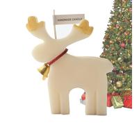 Bougies parfumées de Noël - Bougies des Fêtes, Bougies Cerf | Bougies parfumées de renne mignonnes avec un parfum de longue durée, décoration de maison de célébration saisonnière, bougies de vacances