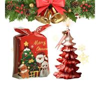 Bougies Parfumées Décoration De Noël,Bougies Parfumées De Noël,Bougie parfumée à la cire naturelle - Décoration de bougies de noël pour maman, amie, femme, décoration de pièce maîtresse d'aromathérapi