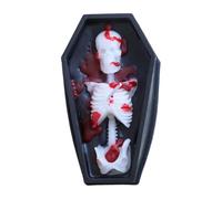 Bougies parfumées Design de café d'Halloween - Bougie parfumée effrayante pour la décoration de la chambre et la table Centre de table | Bougie gothique en pierre tombée de crâne de vampire pour fête