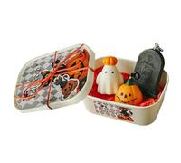 Bougies parfumées d'Halloween - , fantôme, crâne, pierre tombale, bougie parfumée au doigt, atmosphère effrayante pour centre de table pour fête, intérieur, maison, chambre à coucher