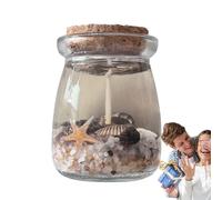 Bougies parfumées en gel - de coquillage de mer, pot de conque d'étoile de mer, aromathérapie | Désodorisant pour la maison pour créer une ambiance relaxante et méditationnelle, pièce portable