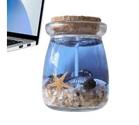 Bougies parfumées - Gel | Bougie parfumée sur le thème de la mer | Bougie en pot d'aromathérapie portable pour décoration d'intérieur, voyage, spa, bain, yoga, relaxation