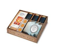 Bougies Parfumées Maison - Coffret Avec 3 Sachets De Cire De Soja Parfumée, 3 Mèches Enduites, 3 Pots En Verre Et 3 Étiquettes