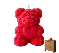 Bougies parfumées pour femmes - Design en forme d'ours 3D, aromathérapie longue durée, décoration de bougie relaxante | Bougie ours parfumée créative, cadeau décoratif, ornement de parfum, configurati