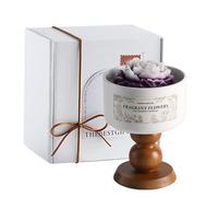 Bougies Parfumées Pour La Maison - Bougies Naturelles Parfumées Pour La Maison, Bougies Parfumées Pour La Maison De Luxe | Bougies Parfumées Camélia En Forme De Tasse à Thé, Parfum Maison En Céramique