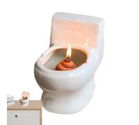 Bougies parfumées pour la maison, bougies parfumées décoratives | Forme de cuvette de toilette d'aromathérapie, relaxante, longue durée, brûle proprement