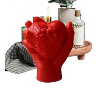 Bougies parfumées pour la maison, décoration d'intérieur romantique, bougies en forme de mains qui tiennent un cœur | Pour les anniversaires de mariage, les fiançailles, le yoga, la méditation, les