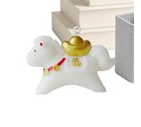 Bougies Parfumées pour la Maison,Ornement de Figurine de l'Année du Cheval | Bougie du Nouvel An aux Arômes Animaliers,Pour Bureau Chambre Table À Manger Salle De Bain Dortoir Femmes Filles Petite Ami