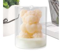 Bougies parfumées pour la Saint-Valentin, décoration d'ours en forme de cœur pour couples, dîner, rendez-vous, chambre, salle de séjour, bureau, table de nuit, coiffeuse, mariage