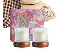 Bougies parfumées puissantes - Cire de soja - Coffret cadeau esthétique pour décoration de chambre | Bougies d'aromathérapie naturelles pour chambre à coucher, salle de bain, spa, relaxation, fête de