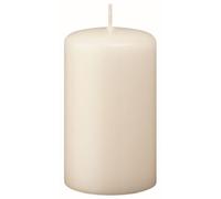Bougies Pilier Ivoire 10 x 10 cm, Lot de 4 Bougies