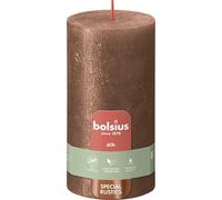 Bougies pilier rustiques - Cuivre scintillant