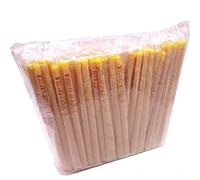 Bougies pour les oreilles 100pcs / Set jaune oreille Les bougies d'oreille naturelle Cire d'abeille bougies auriculaires Cônes Cire Oreille organique suppression oreilles bouchées thérapeutique Tinnit
