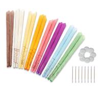 Bougies Pour Les Oreilles 16 Pcs, Kit Bougie Auriculaire Pour Enlever La Cire À L'oreille Avec Cire D?Abeille Organique Naturelle