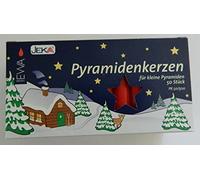 Bougies pour pyramides 50 pièces, rouge