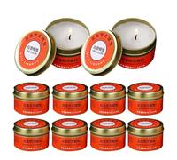 Bougies Secours, 10PCS Bougies Survie Longue Combustion, Résistantes Vent Urgence Bougie Pour Pannes Courant, Longue Durée Combustion Prévention Catastrophes Éclairage Bougie, Pour Camping Randonnée