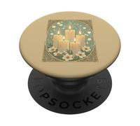 Bougies Sham Light and Happiness for Nowruz PopSockets PopGrip Adhésif