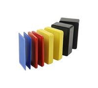 BouGPeng 84Pièces Cales de Vitrage en Plastique Cale Fenetre 60 x 40mm Cale Parquet entretoise plastique cales lambourdes jusqu'à 6 t de charge pour Portes et fenêtres(épaisseur : 2-20mm)