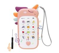 BouGPeng Téléphone Enfant Bilingue - Jouet Smartphone Bébé Portable - Jeux Éducatif 6 Mois+ - Cadeau Fille 1 An - Apprentissage Précoce