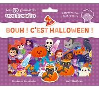 Bouh ! C'est Halloween ! - Ma pochette de gommettes repositionnables - 80 gommettes - dès 3 ans - Giorgia Baldini - Merci Les Livres - Document jeunesse