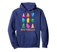Bouh Halloween Fantômes Colorés Drôles et Mignons Sweat à Capuche