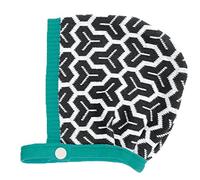 Bouh. Pour Enfant Bonnet en tricot 100% coton B et W a. Collection Marina (6/12 mois)