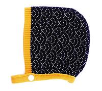 Bouh. Pour Enfant Bonnet en tricot 100% coton B et W mostaza Collection (6/12 mois)