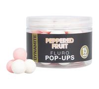 Bouillette flottante Dynamite Baits Peppered Fruit Fluropopup Blanc 15 mm