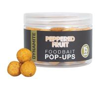 Bouillette flottante Dynamite Baits Peppered Fruit Food Popup Blanc 15 mm