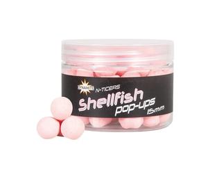 Bouillettes flottantes Dynamite Baits N-ticers Shellfish 12MM Rose 40 g