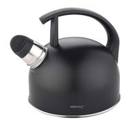 Bouilloire 1,5 L avec sifflet Kinghoff KH-1897 Noir mat