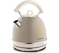 Bouilloire 1,7?L beige acier avec base pivotante 2200?W