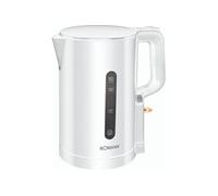Bomann Bouilloire 1,7 L 2200 W sans Fil Anticalcaire WK 6090 CB, Blanc | arrêt automatique, filtre anticalcaire, ébullition rapide, base pivotante, indicateur de niveau