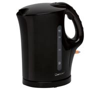 Clatronic Bouilloire électrique WK-3819 1,7 L arrêt auto et manuel, filtre anticalcaire, 2200 W Noir