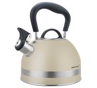 BOUILLOIRE 1,8 L AVEC SIFFLET KINGHOFF KH-1854 BEIGE