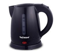 Bouilloire 1L Noir - Techwood TB-1056 - Arrêt automatique à ébullition - Protection contre la surchauffe