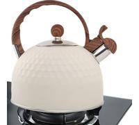 Bouilloire | 2,5L Ergomique Siffleur,Bouilloire Sifflante pour Cuisinière,pour Maison Cuisine Extérieur Jardin Terrasse Balcon Pique-Nique