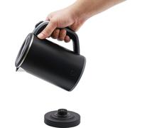 Bouilloire 800ML Bouilloire de voyage 600W Mini théière (Noir)