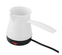 Bouilloire à café électrique Turque, Cafetière électrique Turque en Acier Inoxydable à Chauffage Rapide et Uniforme de 300 Ml, Style Original, pour café, Vin Jaune, thé (WHITE)