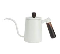 Bouilloire à café en acier inoxydable 700 ml avec bec verseur col de cygne, bouilloire professionnelle pour café barista à domicile, matériau 304 de qualité alimentaire, design (La bouche du requin -