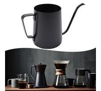 Bouilloire à café ergonomique en acier inoxydable avec un savoir-faire raffiné pour profiter de votre infusion préférée (noir, 250 ml)
