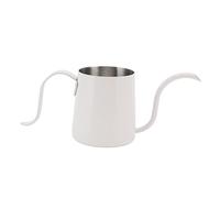 Bouilloire à café Verser sur la bouilloire à café Bouilloire à bec long en acier inoxydable 304 Bec long et fin épais Capacité de 250 ml Poignée ergonomique pour le brassage à (Beige)