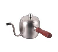 Bouilloire à col de cygne 500 ml pour la maison, la cuisine, cadeau de barista, argent