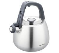 Bouilloire à gaz en acier inoxydable 2,5 L, induction, argent satiné KLAUSBERG K