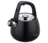 Bouilloire à gaz en acier inoxydable 2,5 L, induction, noir mat KLAUSBERG KB-777