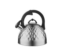 Bouilloire à Induction Théière Sifflet 2,5L Acier Inox., Design Moderne,, Fenny Satin, , Argent