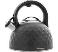 Bouilloire à Induction Théière Sifflet 2,5L Acier Inox., Design Moderne, Florina, Diamond, , Gris Gris G